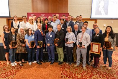 group of engineering faculty honored at Dean's Awards for Excellence